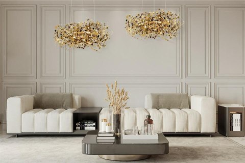 MOOSEE lampa wisząca MONETE 60 złota MOOSEE lampa wisząca MONETE 60 złota