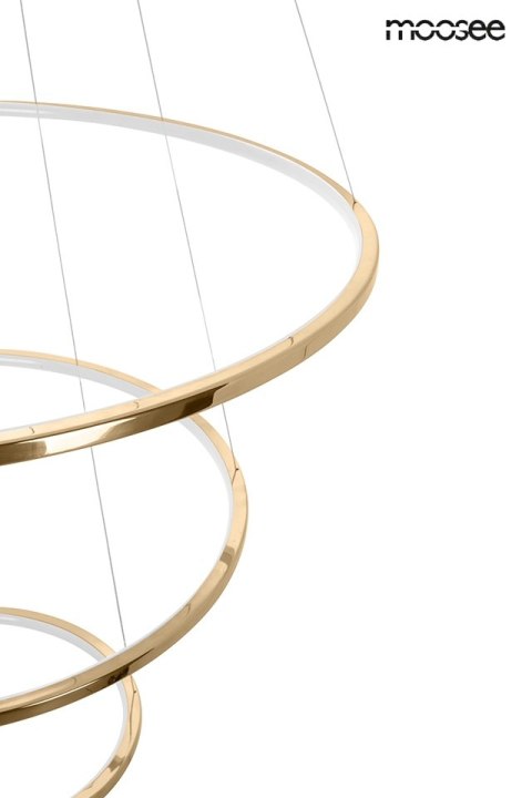 MOOSEE lampa wisząca RING SLIM M złota MOOSEE lampa wisząca RING SLIM M złota