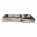 RICHMOND sofa narożna SANTOS R srebrna