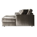 RICHMOND sofa narożna SANTOS R srebrna