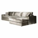 RICHMOND sofa narożna SANTOS R srebrna