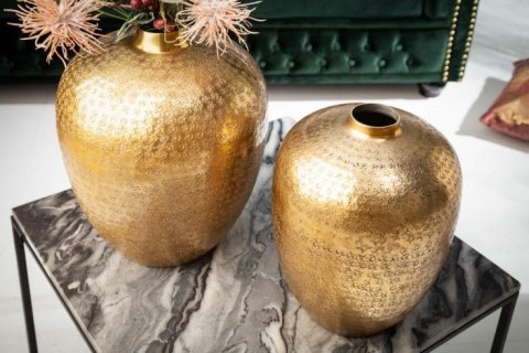 INVICTA wazon ORIENTAL 2 szt złoty - aluminium INVICTA wazon ORIENTAL 2 szt złoty - aluminium