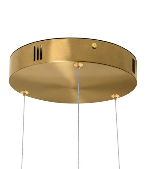 Lampa wisząca RING 80 + 80 + 100 złota na jednej podsufitce Lampa wisząca RING 80 + 80 + 100 złota na jednej podsufitce