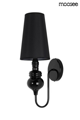 MOOSEE lampa ścienna QUEEN 15 czarna