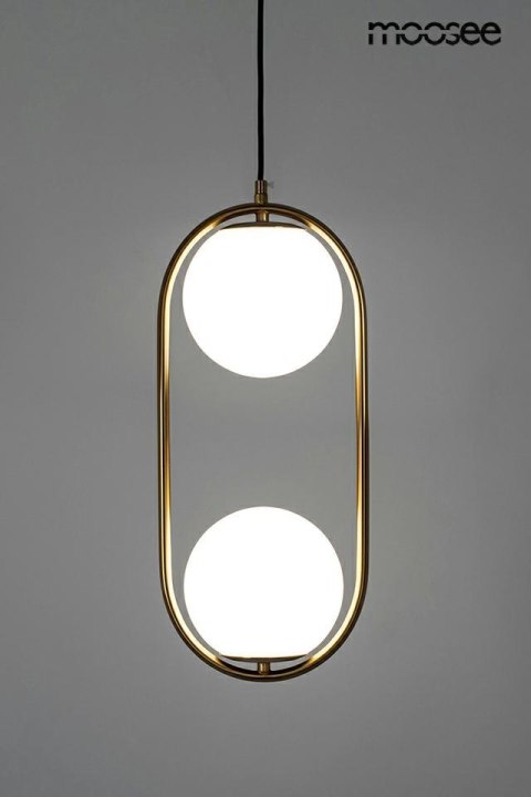 MOOSEE lampa wisząca AURELIA TWIN złota MOOSEE lampa wisząca AURELIA TWIN złota