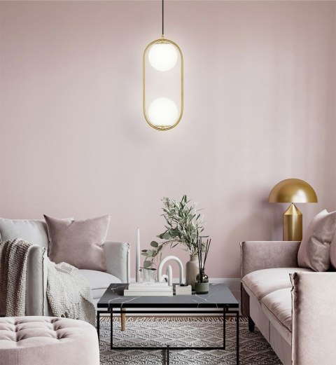 MOOSEE lampa wisząca AURELIA TWIN złota MOOSEE lampa wisząca AURELIA TWIN złota