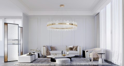 MOOSEE lampa wisząca FLORENS 120 złota MOOSEE lampa wisząca FLORENS 120 złota