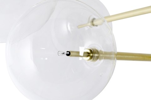 Lampa wisząca ASTRO złota - aluminium, szkło Lampa wisząca ASTRO złota - aluminium, szkło