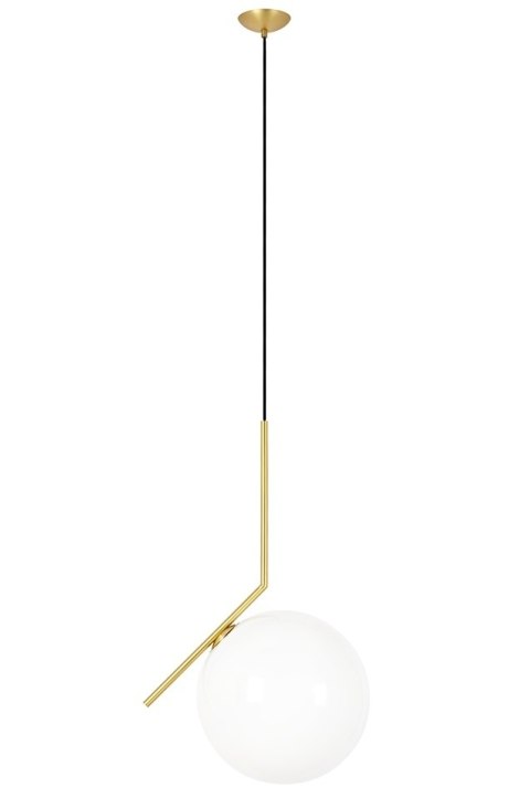 Lampa wisząca HALM 30 - mosiądz, szkło Lampa wisząca HALM 30 - mosiądz, szkło