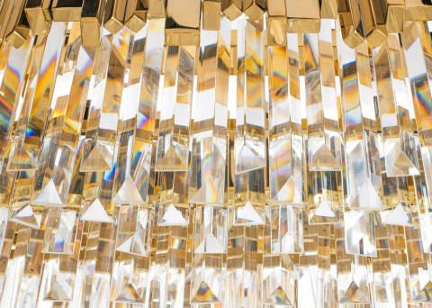 Lampa wisząca IMPERIAL LONG GOLD 90 - stal, kryształ Lampa wisząca IMPERIAL LONG GOLD 90 - stal, kryształ