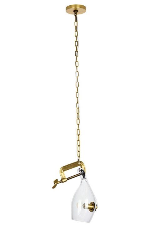 Lampa wisząca VICE mosiądz - metal, szkło Lampa wisząca VICE mosiądz - metal, szkło