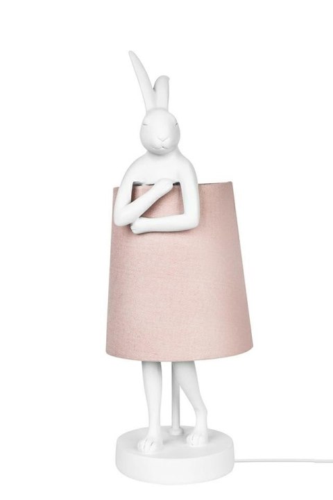 KARE lampa stołowa RABBIT 68 cm biała / róźowa KARE lampa stołowa RABBIT 68 cm biała / róźowa