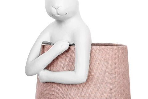 KARE lampa stołowa RABBIT 68 cm biała / róźowa KARE lampa stołowa RABBIT 68 cm biała / róźowa