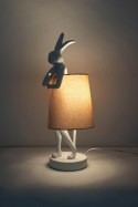 KARE lampa stołowa RABBIT 68 cm biała / róźowa