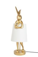 KARE lampa stołowa RABBIT 68 cm złota / biała