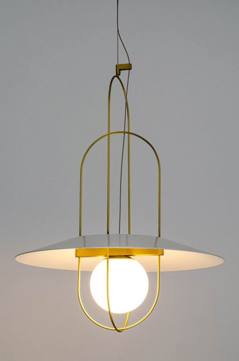 Lampa wisząca FUENTE mosiądz - metal, szkło Lampa wisząca FUENTE mosiądz - metal, szkło