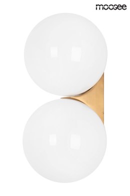 MOOSEE lampa ścienna BOLL TWIN złota