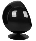 Fotel BALL BLACK czerwony