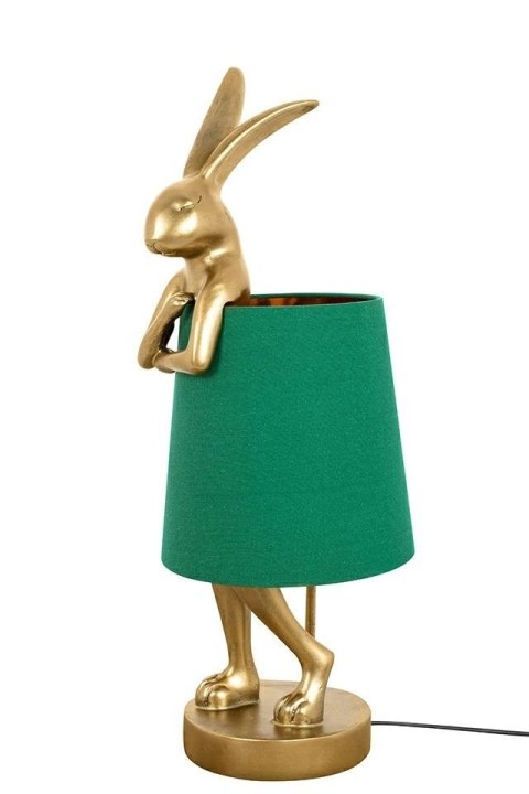 KARE lampa stołowa RABBIT 68 cm złota / zielona