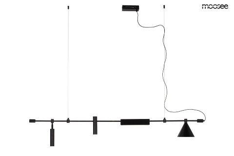 MOOSEE lampa wisząca TECHNICS czarna