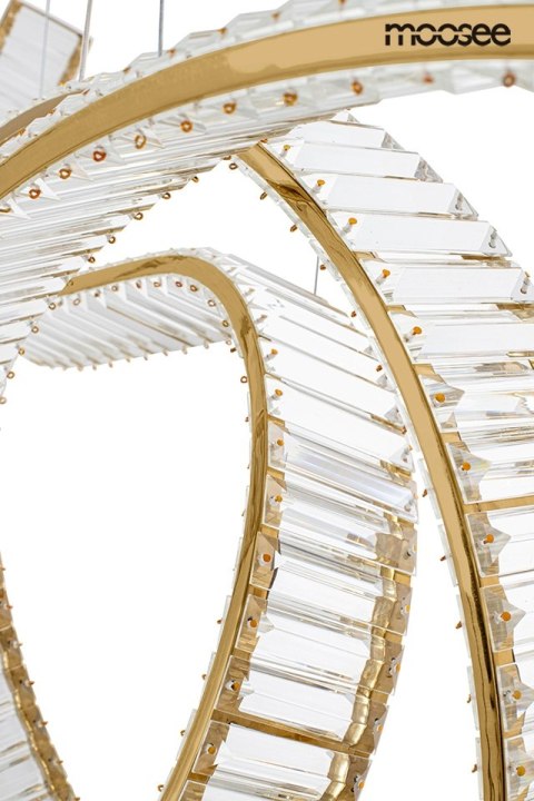 MOOSEE lampa wisząca WAVE 120 złota MOOSEE lampa wisząca WAVE 120 złota