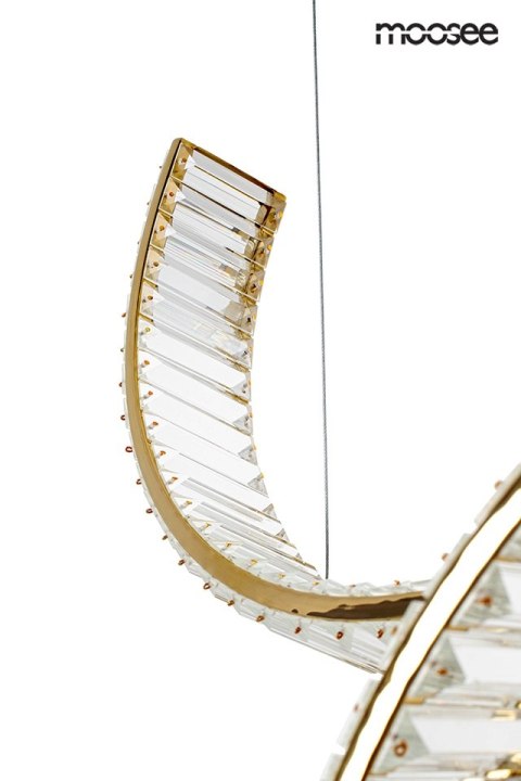 MOOSEE lampa wisząca WAVE 120 złota MOOSEE lampa wisząca WAVE 120 złota