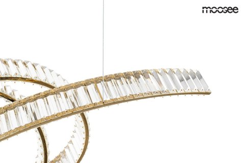MOOSEE lampa wisząca WAVE 120 złota MOOSEE lampa wisząca WAVE 120 złota
