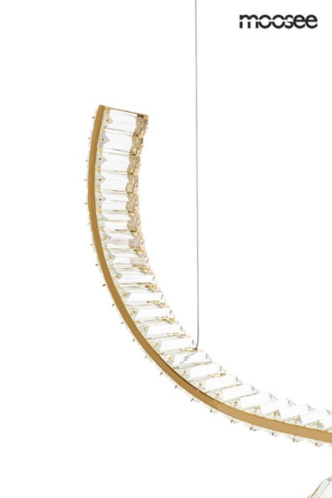 MOOSEE lampa wisząca WAVE 120 złota MOOSEE lampa wisząca WAVE 120 złota