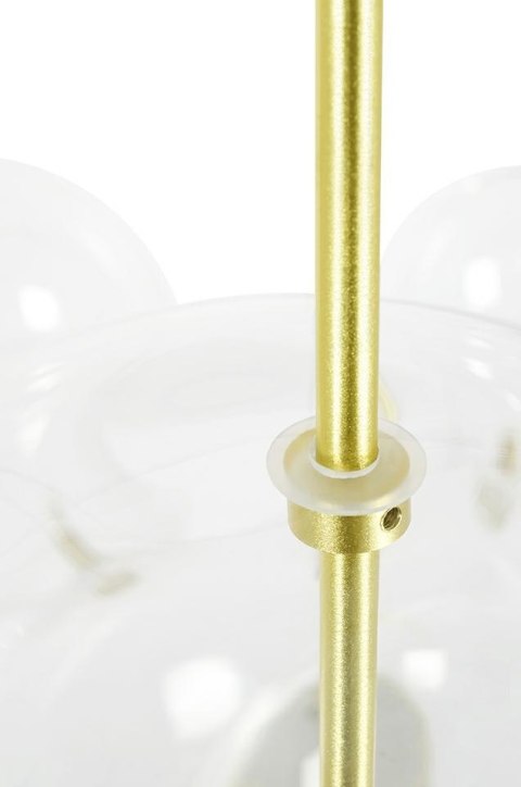 Lampa wisząca CAPRI DISC 5 złota - 300 LED, aluminium, szkło Lampa wisząca CAPRI DISC 5 złota - 300 LED, aluminium, szkło