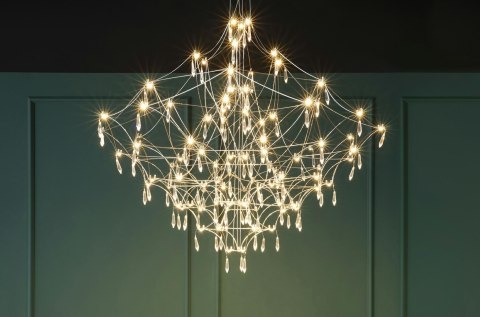 Lampa wisząca CONSTELATION 77 GOLD - LED, stal szczotkowana Lampa wisząca CONSTELATION 77 GOLD - LED, stal szczotkowana