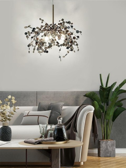 Lampa wisząca MONETE SINGLE chrom - metal Lampa wisząca MONETE SINGLE chrom - metal