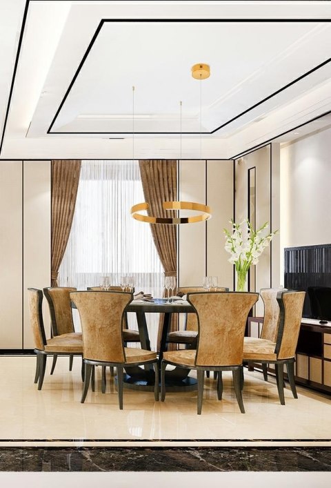 Lampa wisząca VISTA 60 złoty chrom Lampa wisząca VISTA 60 złoty chrom