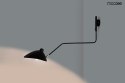 MOOSEE lampa ścienna RAVEN - aluminium, stal węglowa
