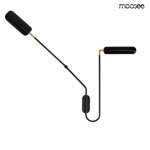 MOOSEE lampa ścienna TENTA czarna MOOSEE lampa ścienna TENTA czarna