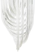 Lampa wisząca MURANO L chrom - szkło, metal