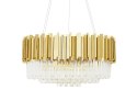 Lampa wisząca IMPERIAL GOLD 80 - stal, kryształ