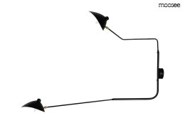 MOOSEE lampa ścienna RAVEN 2 - aluminium, stal węglowa