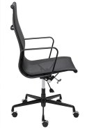 Fotel biurowy AERON PREMIUM czarny - siatka, aluminium