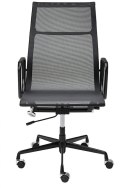 Fotel biurowy AERON PREMIUM czarny - siatka, aluminium