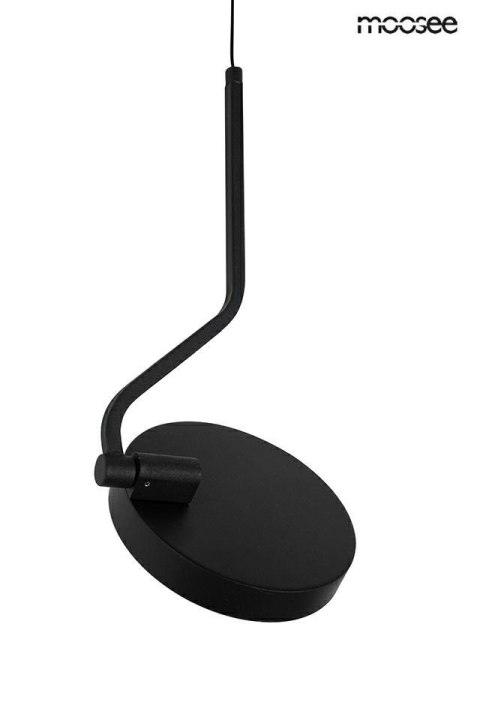 MOOSEE lampa ścienna FLAT 3 czarna MOOSEE lampa ścienna FLAT 3 czarna