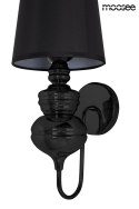 MOOSEE lampa ścienna QUEEN 20 czarna