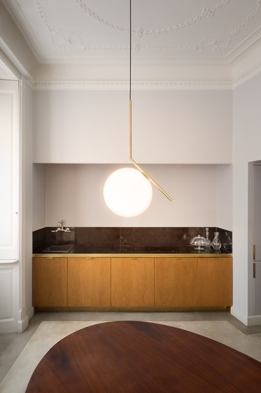 Lampa wisząca HALM 20 - mosiądz, szkło Lampa wisząca HALM 20 - mosiądz, szkło