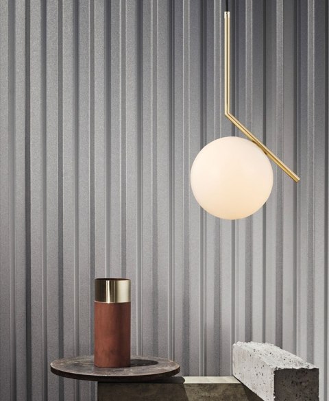 Lampa wisząca HALM 20 - mosiądz, szkło Lampa wisząca HALM 20 - mosiądz, szkło