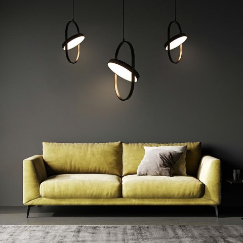 MOOSEE lampa wisząca SPINNER 26 czarna MOOSEE lampa wisząca SPINNER 26 czarna