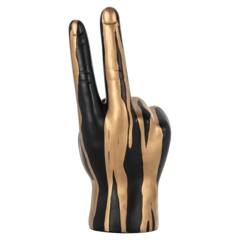RICHMOND dekoracja HAND PEACE czarno-złota RICHMOND dekoracja HAND PEACE czarno-złota