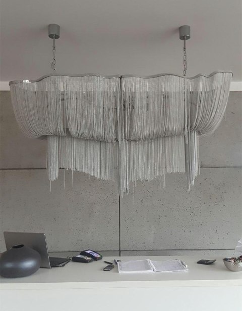 Lampa wisząca ATLANTA LONG - aluminium, stal Lampa wisząca ATLANTA LONG - aluminium, stal