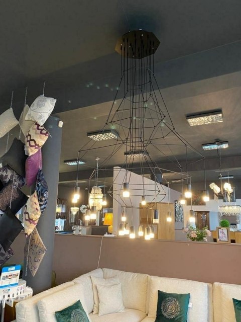 Lampa wisząca FLUSSO 20 czarna Lampa wisząca FLUSSO 20 czarna