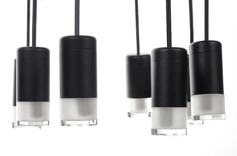 Lampa wisząca FLUSSO 8 czarna Lampa wisząca FLUSSO 8 czarna