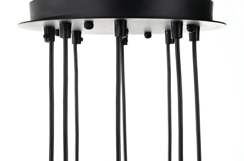 Lampa wisząca FLUSSO 8 czarna Lampa wisząca FLUSSO 8 czarna