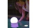 NEW GARDEN lampa ogrodowa BULY 40 FLOATING SOLAR & BATTERY biała